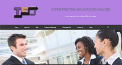 Desktop Screenshot of interpretereducationonline.com