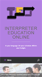 Mobile Screenshot of interpretereducationonline.com
